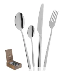 Abert Infinito Servizio Posate In Acciaio Inox - Set 24 Pz