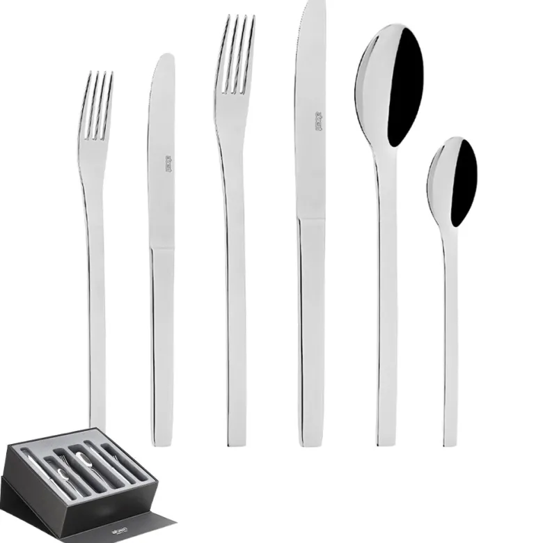 Abert Linea Servizio Posate In Acciaio Inox Set 75 Pz