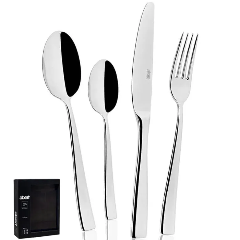 Abert Marea Servizio Posate In Acciaio Inox - Set 24 Pz