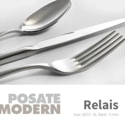 Abert Relais Forchetta Tavola In Acciaio Inox - Set 12 Pz