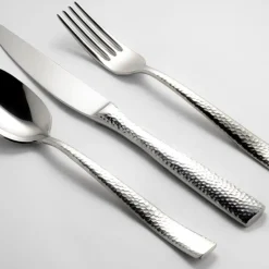 Abert Rinascimento Cucchiaino Moka Martellato In Acciaio Inox - Set 12 Pz