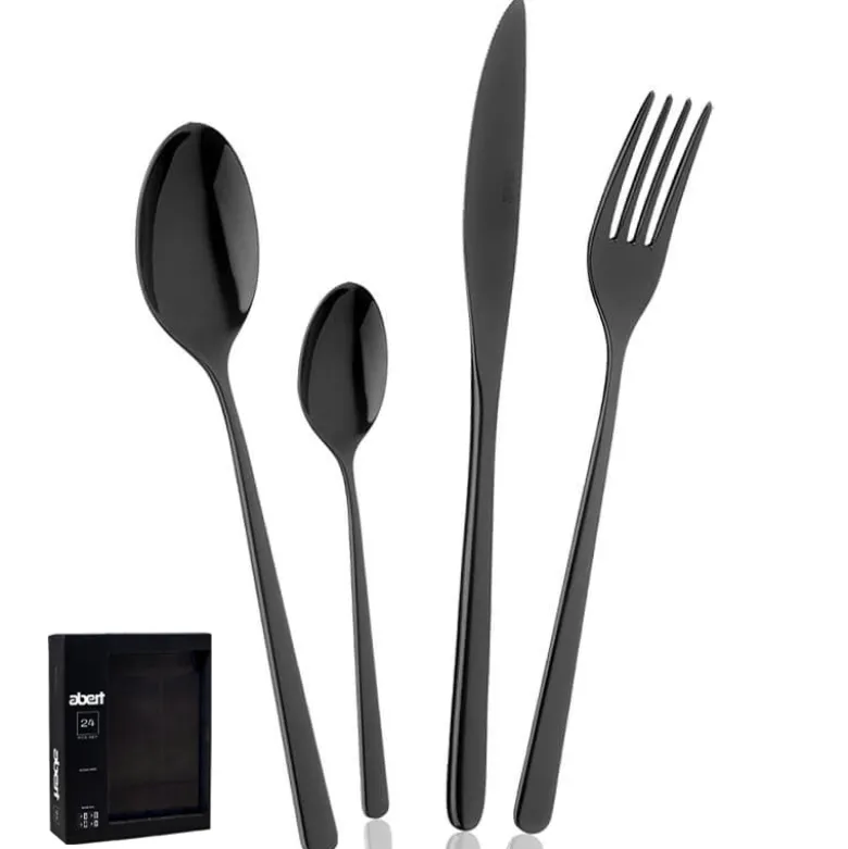 Abert Stilo Servizio Posate In Acciaio Inox - Set 24 Pz
