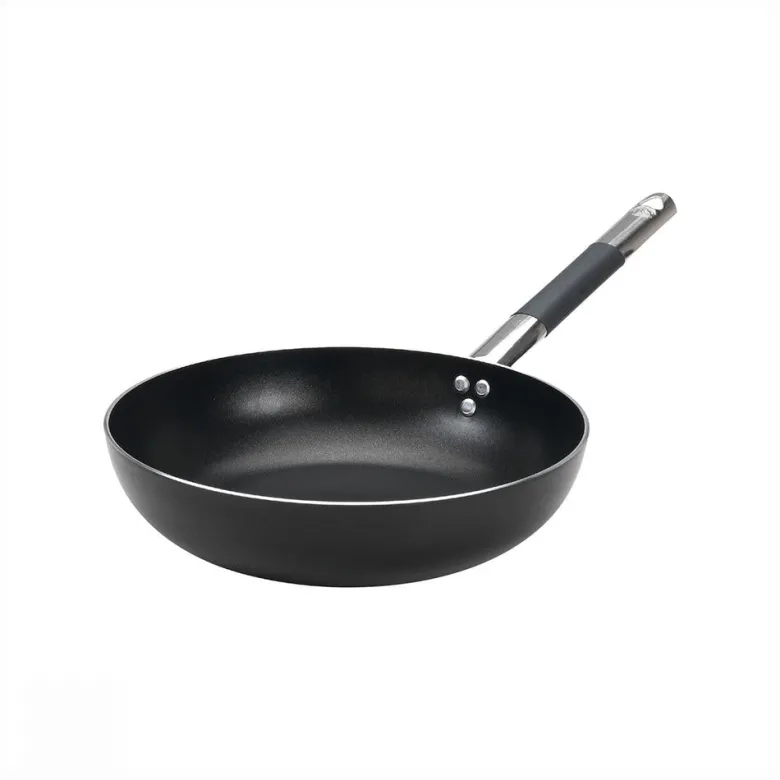 Agnelli Alblack 3 mm Padella Alta Svasata Antiaderente In Alluminio Con Manico Cool Inox