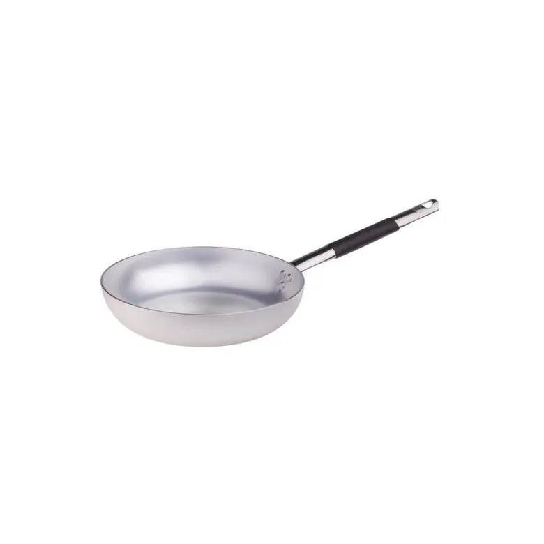 Agnelli Alluminio 3mm Professionale Padella Alta Svasata Con Manico Cool Inox