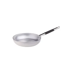 Agnelli Alluminio 3mm Professionale Padella Alta Svasata Con Manico Cool Inox