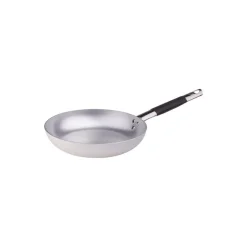 Agnelli Alluminio 3mm Professionale Padella Bassa Svasata Con Manico Cool Inox