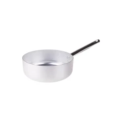 Agnelli Alluminio 3mm Professionale Casseruola Bassa Con Manico Tubolare Inox