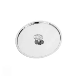 Agnelli Alu-Inox 3-Ply Coperchio In Alluminio con Pomolo in Acciaio Inox