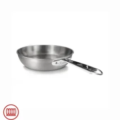 Agnelli Alu-Inox 3-ply Padella Alta Induzione Con Manico Tubolare In AluInox