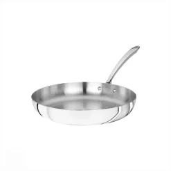 Agnelli Alu-Inox 3-ply Padella Bassa Induzione Con Manico Tubolare In AluInox