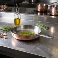 Agnelli Copper4 Padella Bassa Induzione Con Manico