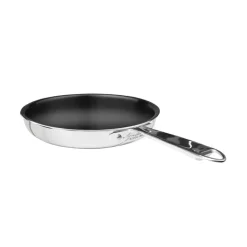 Agnelli Non-Stick Alu-Inox Padella Bassa Con Antiaderente Sharkskin In Alluminio Con Manico Inox