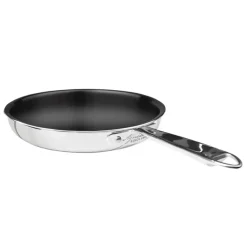 Agnelli Non-Stick Alu-Inox Padella Bassa Con Antiaderente Sharkskin In Alluminio Con Manico Inox