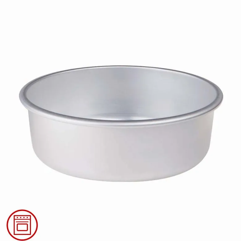 Agnelli Pasticceria & Pizza Tortiera Conica Alta 8 cm Con Orlo In Alluminio