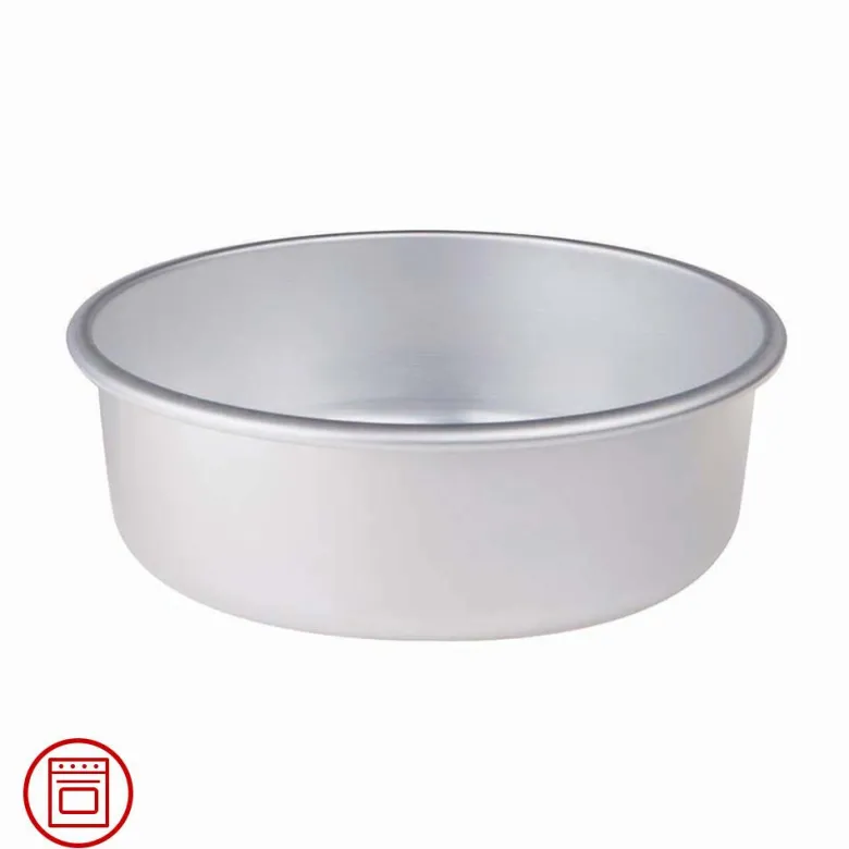 Agnelli Pasticceria & Pizza Tortiera Conica Alta 8 cm Con Orlo In Alluminio