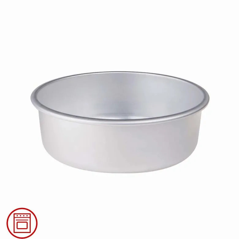 Agnelli Pasticceria & Pizza Tortiera Conica Alta 8 cm Con Orlo In Alluminio
