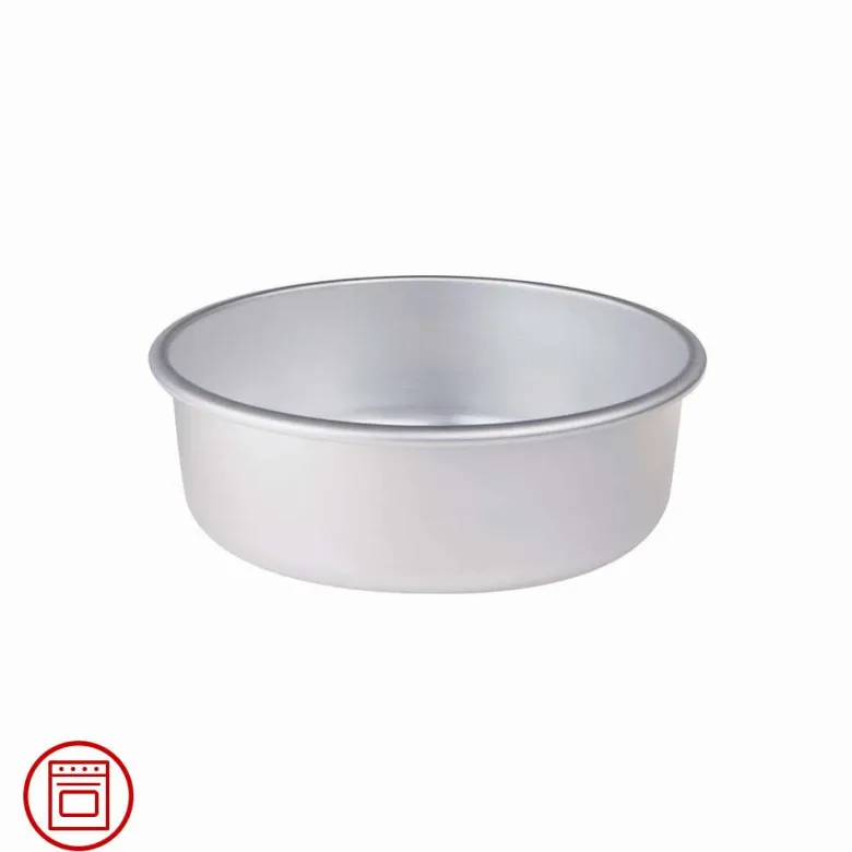 Agnelli Pasticceria & Pizza Tortiera Conica Alta 8 cm Con Orlo In Alluminio