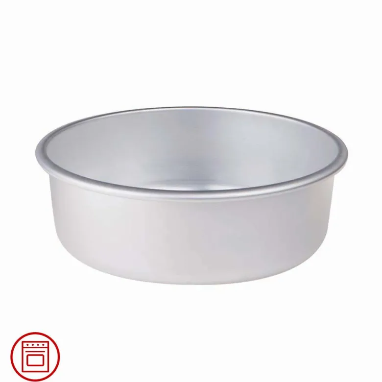 Agnelli Pasticceria & Pizza Tortiera Conica Alta 8 cm Con Orlo In Alluminio