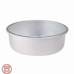 Agnelli Pasticceria & Pizza Tortiera Conica Alta 8 cm Con Orlo In Alluminio