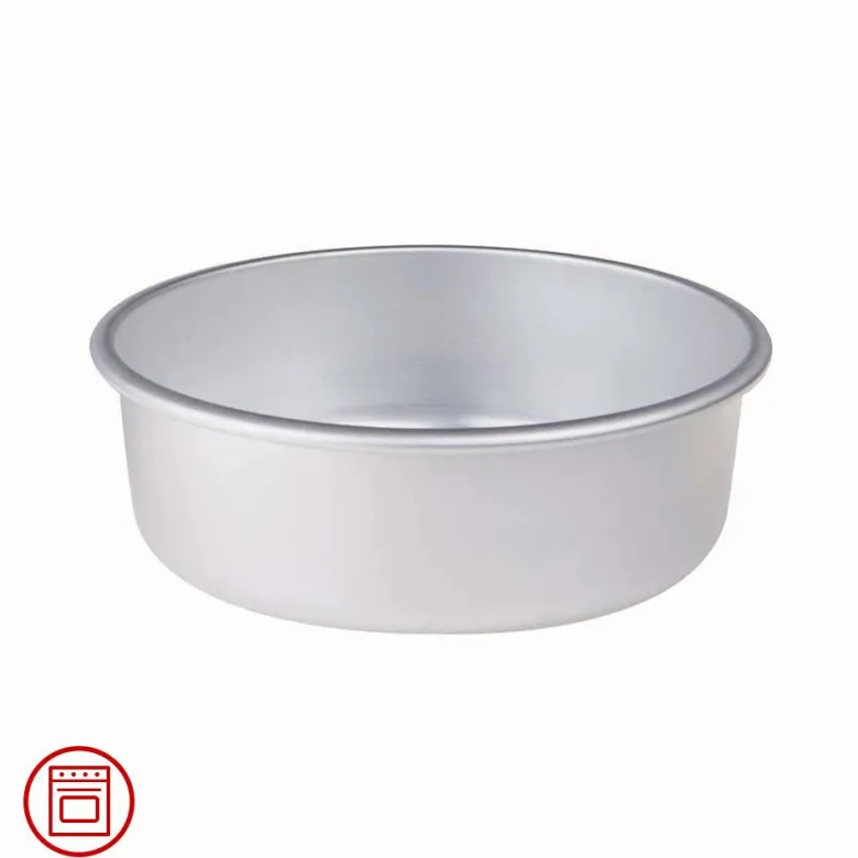 Agnelli Pasticceria & Pizza Tortiera Conica Alta 8 cm Con Orlo In Alluminio
