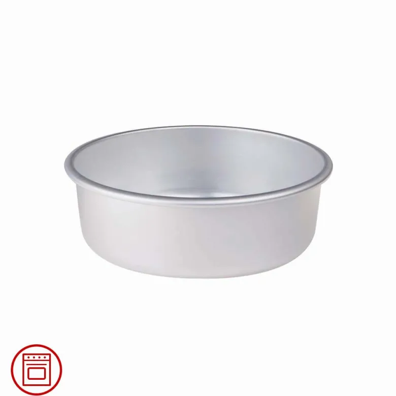 Agnelli Pasticceria & Pizza Tortiera Conica Alta 8 cm Con Orlo In Alluminio