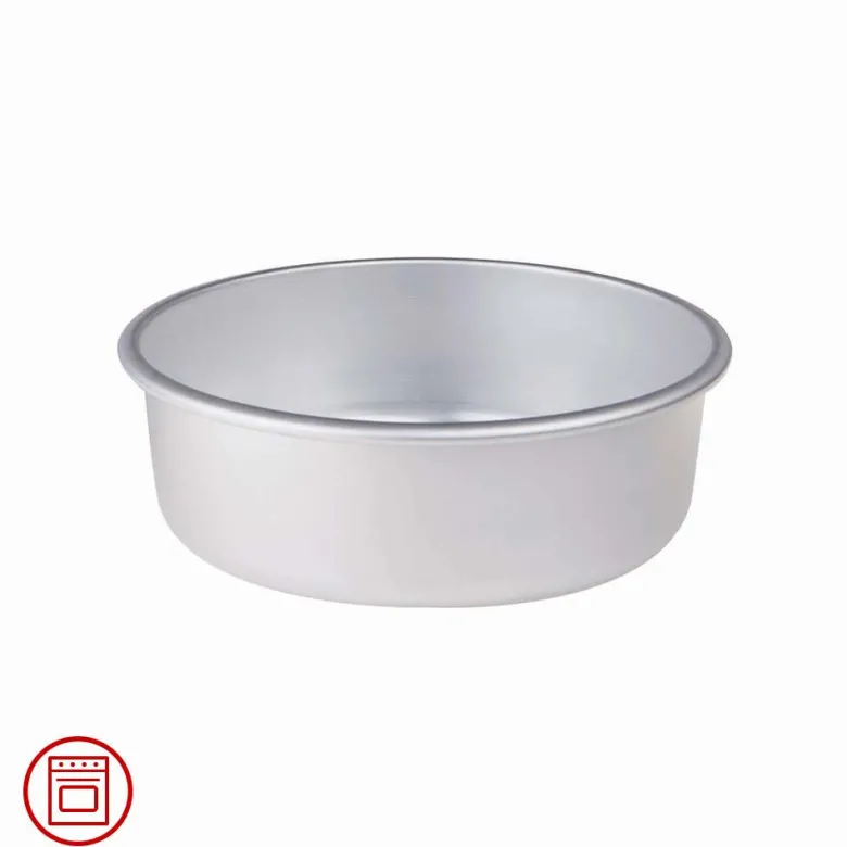 Agnelli Pasticceria & Pizza Tortiera Conica Alta 8 cm Con Orlo In Alluminio