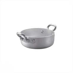 Agnelli 1932 Servizio In Tavola Casseruolina Bassa Monoporzione In Alluminio Con Manici 1907 In Acciaio Inox