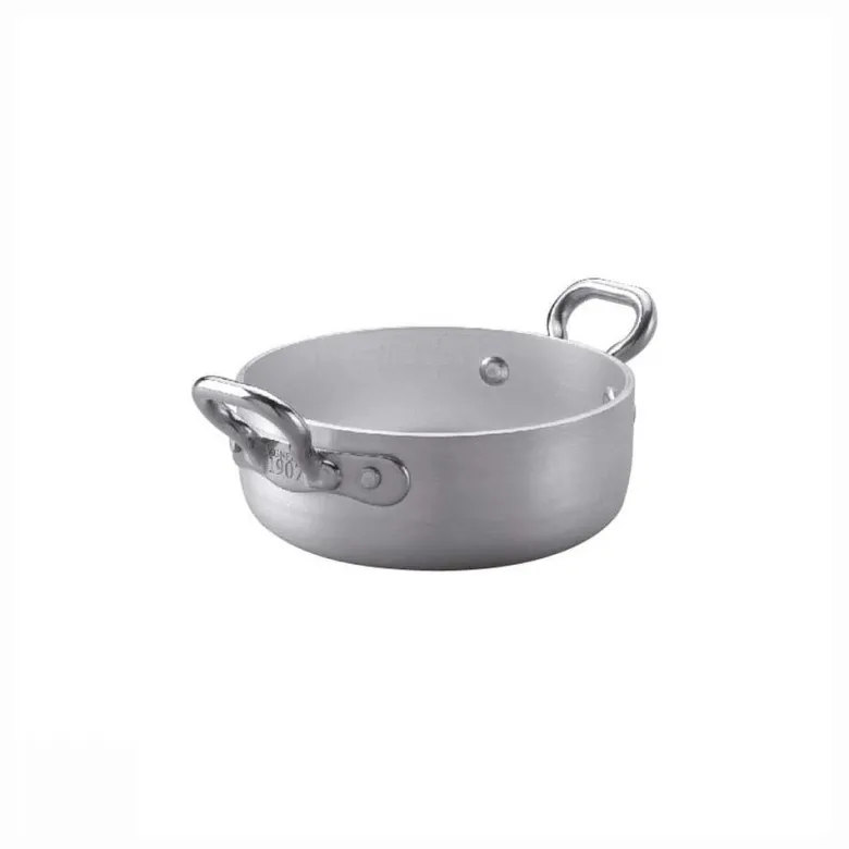 Agnelli 1932 Servizio In Tavola Casseruolina Bassa Monoporzione In Alluminio Con Manici 1907 In Acciaio Inox