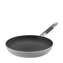 Agnelli SharkSkin Padella Bassa Svasata In Alluminio Antiaderente Con Manico In Acciaio Inox Cool