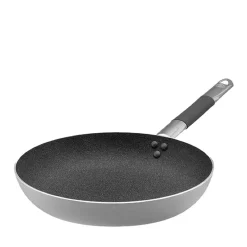 Agnelli SharkSkin Padella Bassa Svasata In Alluminio Antiaderente Con Manico In Acciaio Inox Cool