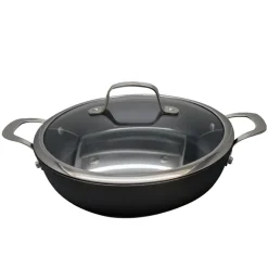 Ballarini Alba Tegame Basso Antiaderente Ceramico In Alluminio Con Coperchio