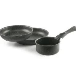 Ballarini Bolzano Set Padelle Antiaderente In Alluminio Con Manico Removibile - Set 4 Pz