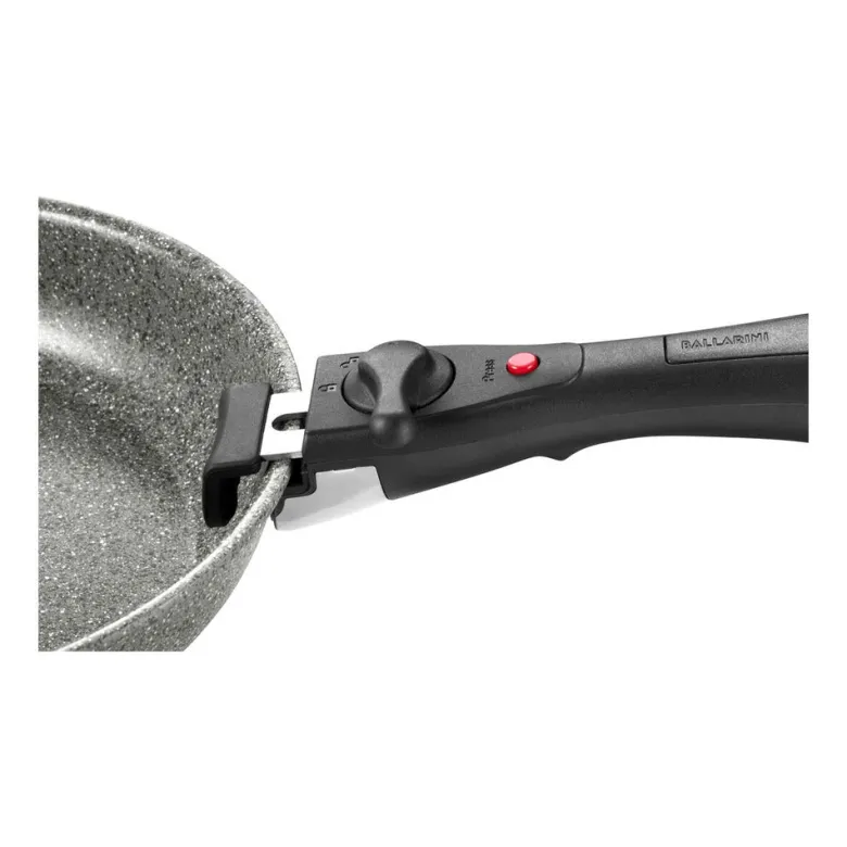 Ballarini Torre Set Padelle Alte Svasate Antiaderente Ceramico In Alluminio Con Manico Rimovibile - Set 3 Pz