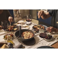 Ballarini Torre Set Padelle e Casseruole Antiaderente Ceramico In Alluminio Con Manico Rimovibile - Set 4 Pz