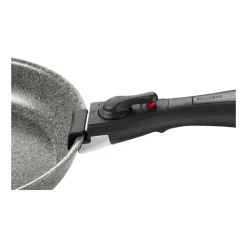 Ballarini Torre Set Padelle e Casseruole Antiaderente Ceramico In Alluminio Con Manico Rimovibile - Set 4 Pz