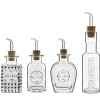 Bormioli Luigi Mixology Glass Condiment Set - Set of 4