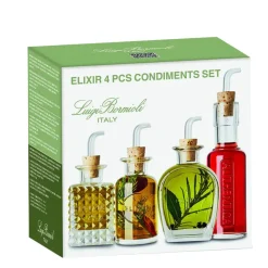 Bormioli Luigi Mixology Glass Condiment Set - Set of 4