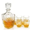 Bormioli Rocco Dedalo Set Whisky in Vetro - Set 7 Pezzi