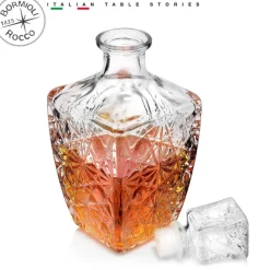 Bormioli Rocco Dedalo Set Whisky in Vetro - Set 7 Pezzi