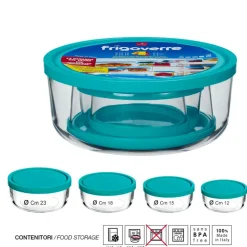 Bormioli Rocco Frigoverre Classic Contenitore Per Alimenti - Set 4 Pz