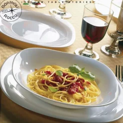 Bormioli Rocco Parma Servizio Piatti In Vetro Opale - Set 19 Pz