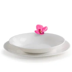 Bormioli Rocco White Moon Servizio Piatti In Vetro Opale - Set 12 Pz