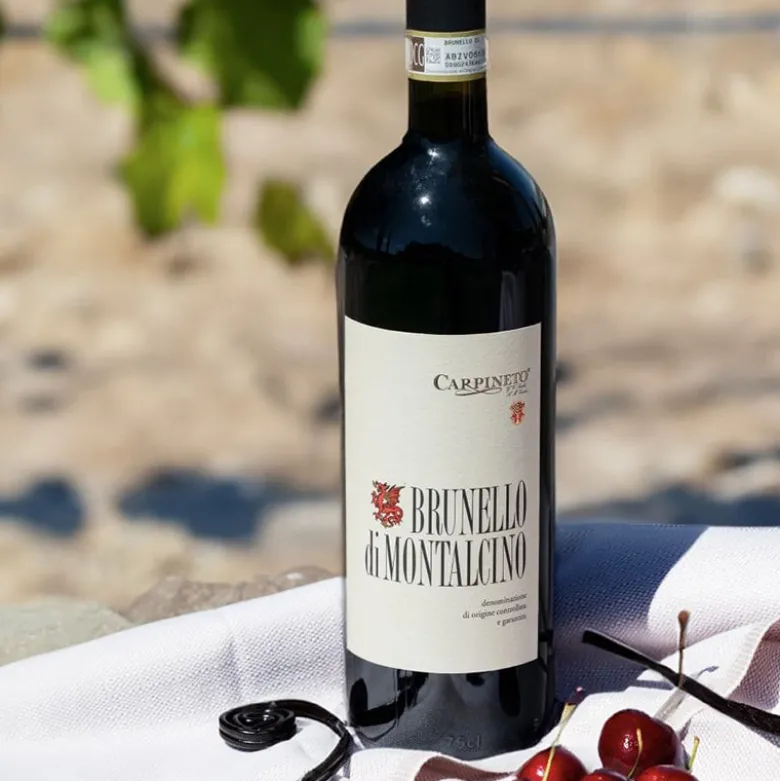 Carpineto Brunello Di Montalcino DOCG 2019 Carpineto - Set of 2 Italesse T-Made Glasses 70 cl