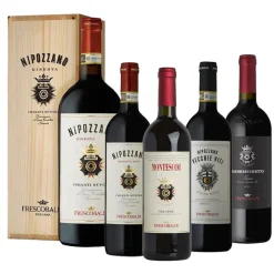 Castello Di Nipozzano Degustazione Cantina Frescobaldi - Set 5 Bottiglie