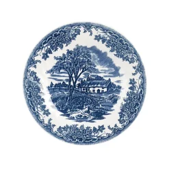 Churchill James Sadler & Sons Brookblue Servizio Piatti In Terracotta - Set 18 Pz
