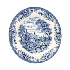 Churchill James Sadler & Sons Brookblue Servizio Piatti In Terracotta - Set 18 Pz
