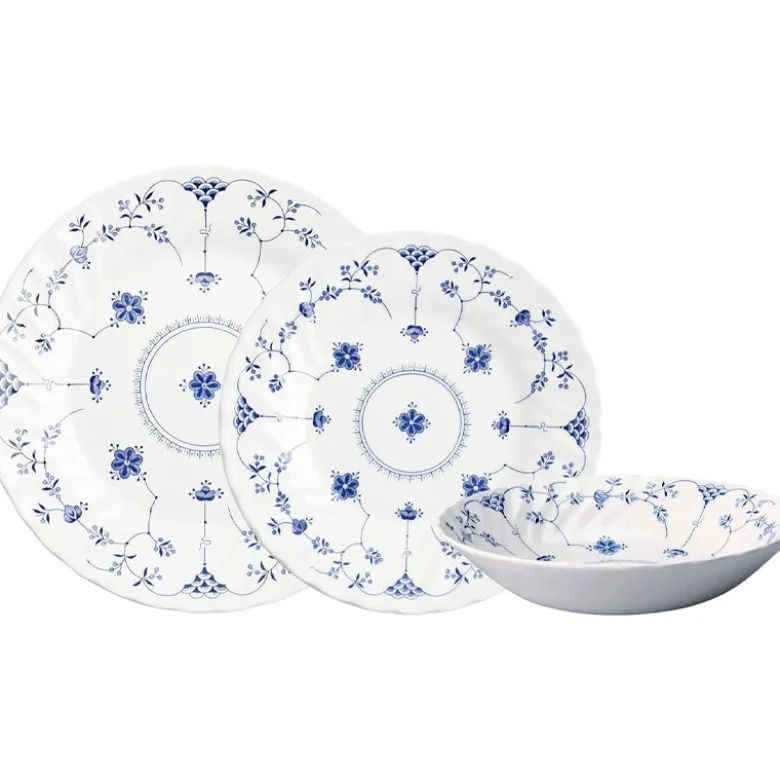 Churchill James Sadler & Sons Finlandia Servizio Piatti In Terracotta - Set 18 Pz