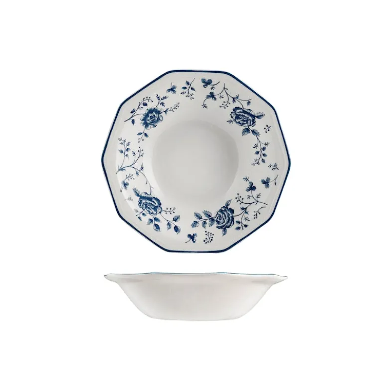 Churchill James Sadler & Sons Rose Servizio Piatti In Terracotta - Set 18 Pz