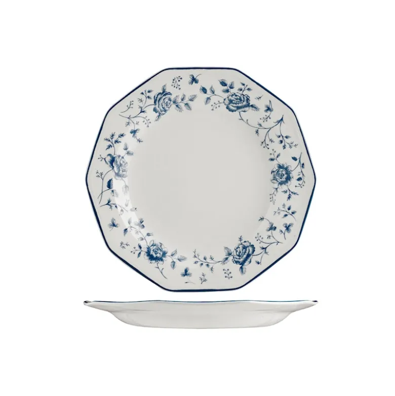 Churchill James Sadler & Sons Rose Servizio Piatti In Terracotta - Set 18 Pz