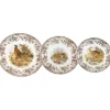 Churchill James Sadler & Sons Wild Servizio Piatti In Terracotta - Set 18 Pz